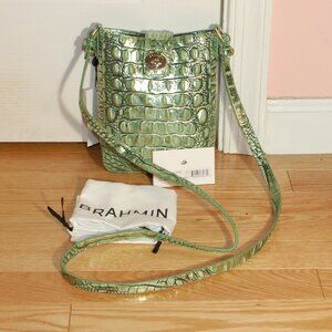 NWT Brahmin Marley Agave Melbourne Crossbody